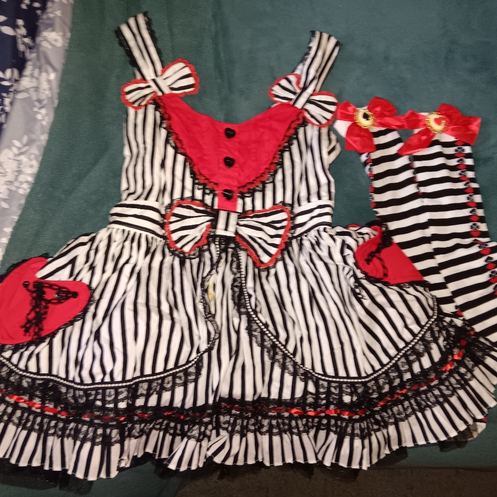 Queen of heart puffy Short dress